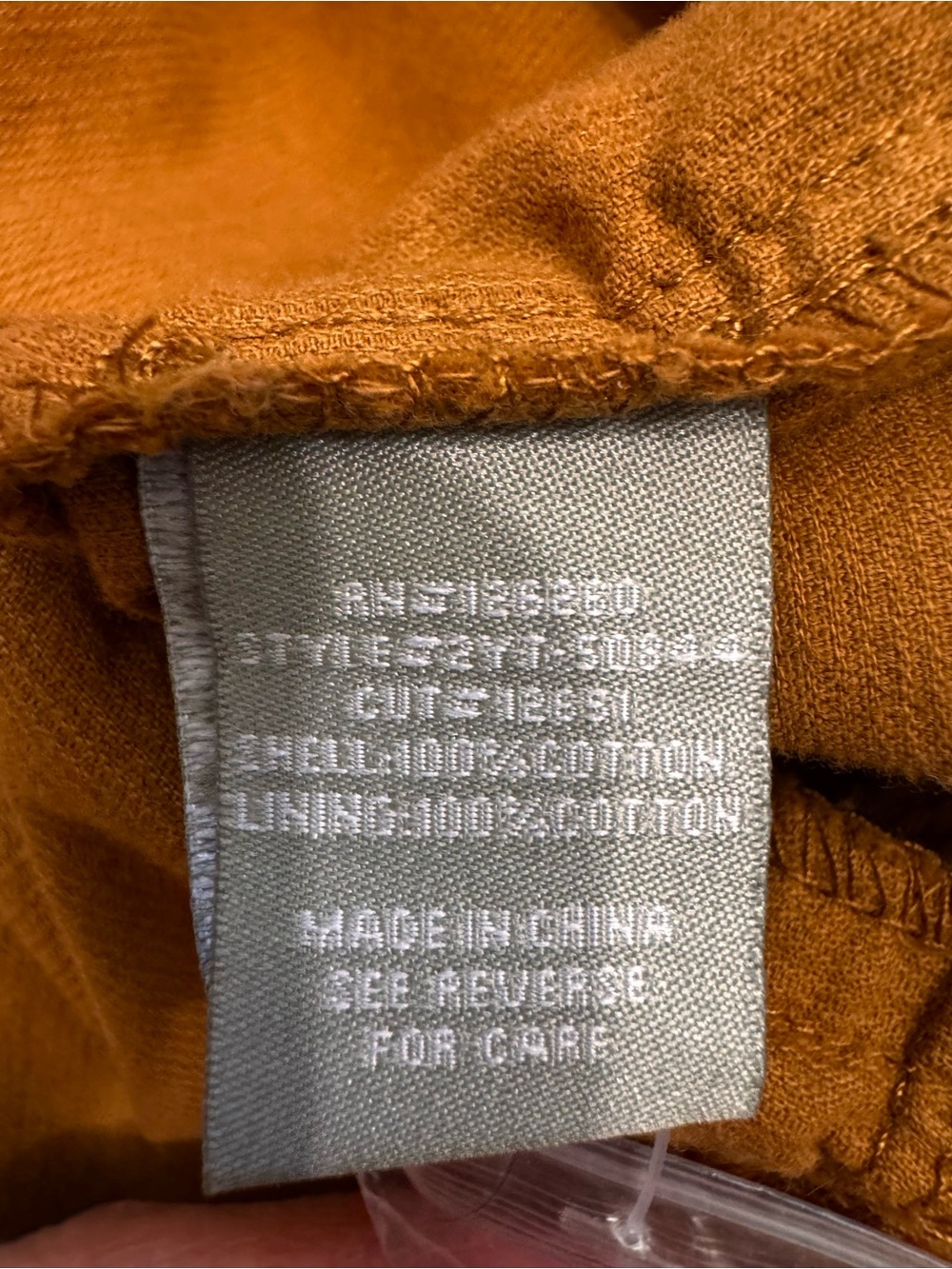 Lucky Brand Corduroy Tiered Dress L Rust Burnt Orange Fall Boho - Picture 7 of 9